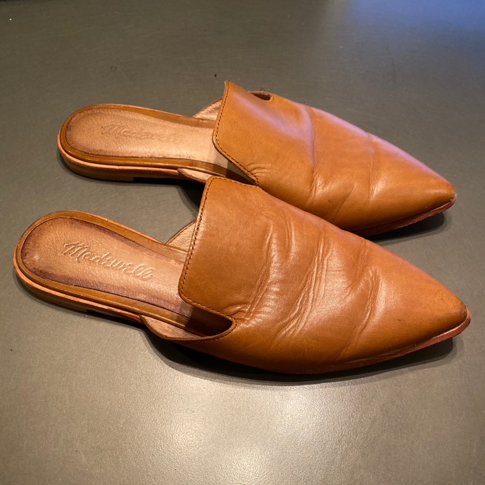 Madwell leather slip on shoes